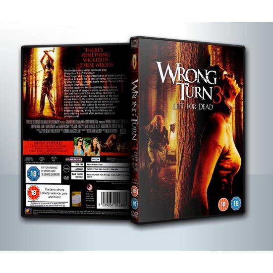 [ DVD Movie มีปก+สกรีนแผ่น-ไม่มีกล่อง ] Wrong Turn 3: Left for Dead (2009) - หวีดเขมือบคน 3 ( 1 DVD 