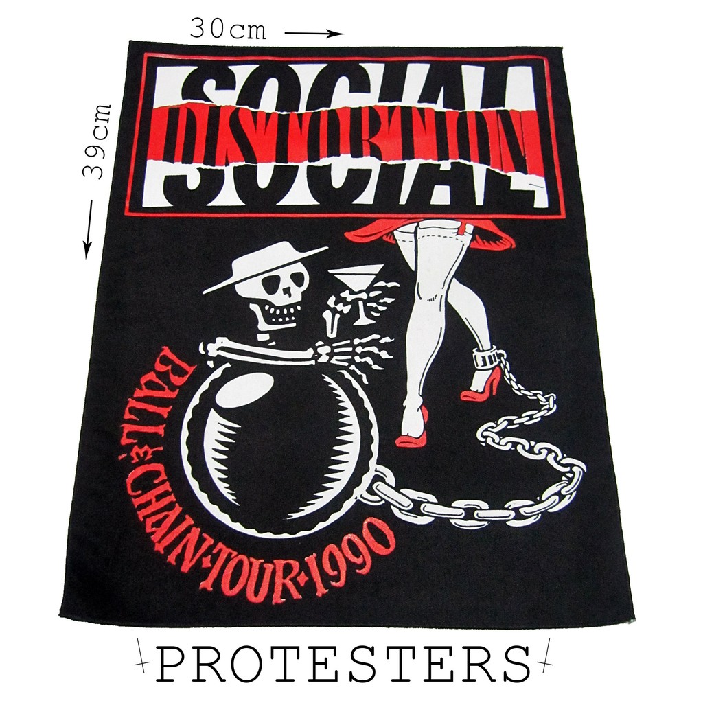 PUNKROCK SOCIAL DISTORTION BACKPATCH