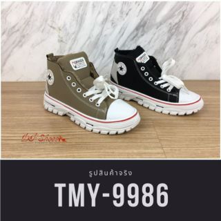 TMY-9986 รองเท้าผ้าใบหุ้มข้อเท้า