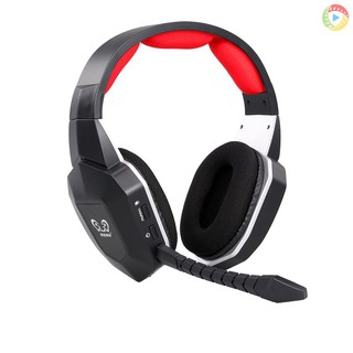 Docooler Hw - N9U 2 . 4 G หูฟังเล่นเกมไร้สายพร้อมไมโครโฟนสํารองเปลี่ยน 7 . 1 Surround Sound สําหรับ Ps4 / Pc / Mac