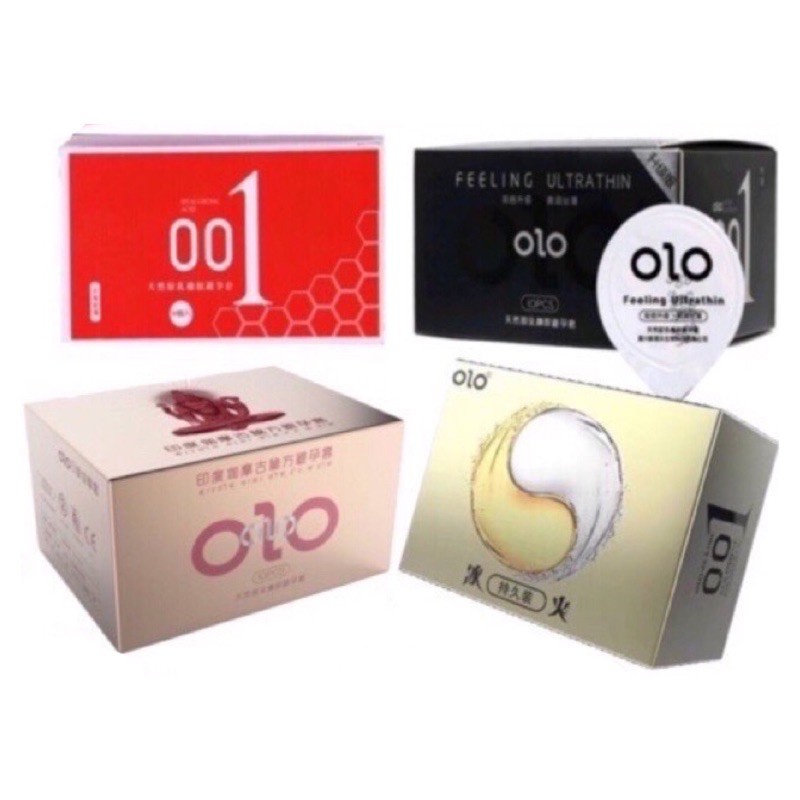 ถุงยาง อนามัยยกกล่อง 10 ชิ้น 0.01 มิล OLO