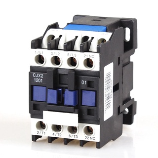 CJX2-1201 AC Magnetic Contactor 220VAC Coil Voltage 3 Poles แมกเนติกคอนแทคเตอร์