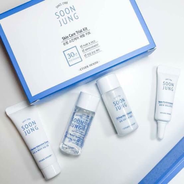Etude Soon Jung Skin Care Trial Kit (4 items)