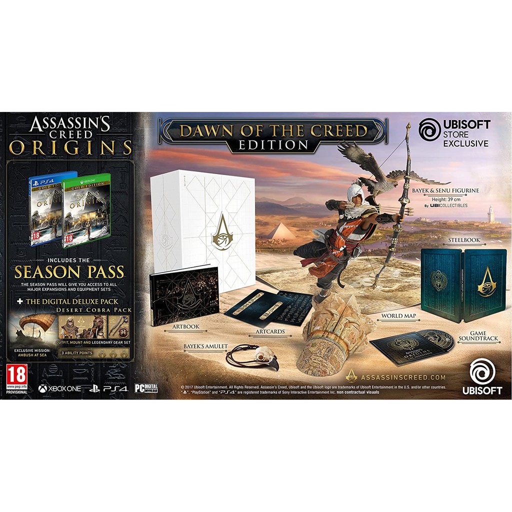 ชุดสะสม ASSASSIN'S CREED ORIGINS DAWN OF THE CREED EDITION