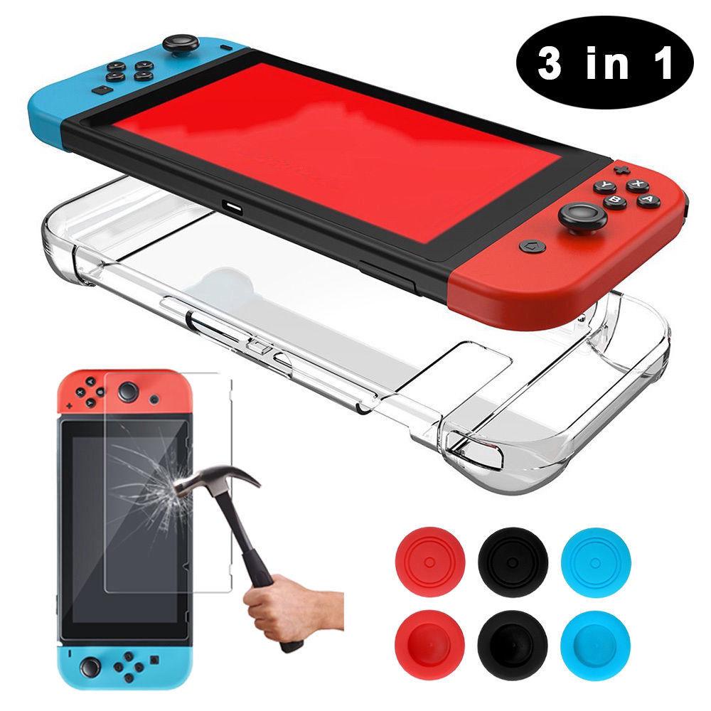 เคสสำหรับ Nintendo Switch Hard Case + กระจกนิรภัย