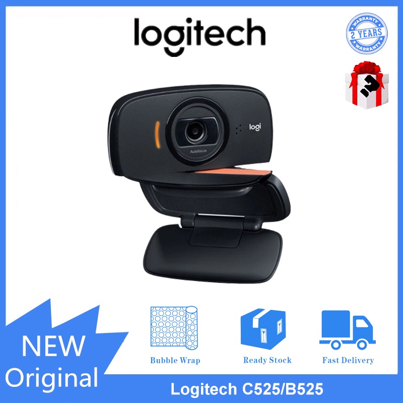 Logitech C525 B525 camera 720P HD folding autofocus webcam with microphone, suitable for Windows 10/8/7