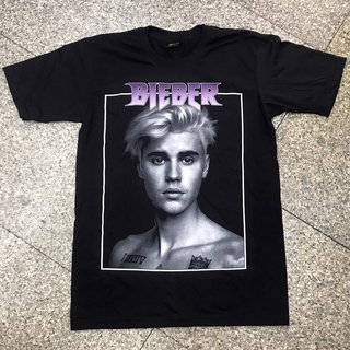 เสื้อยืด Justin Bieber เสื้อยืดวงร็อค จัสติน บีเบอร์ เสื้อวง เสื้อยืด เสื้อวินเทจ(sc