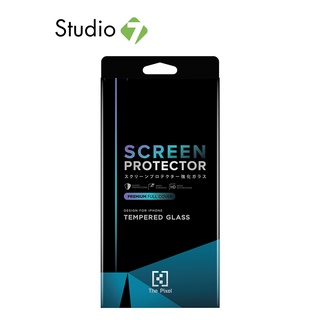 ฟิล์มกันรอยไอโฟน The Pixel Tempered Glass Film for Apple iPhone 14 Pro Max (6.7) Black by Studio 7