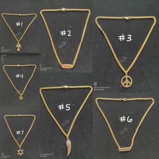 สร้อยคอทองเหลืองพร้อมจี้ (Brass Bracelet with Pendant)