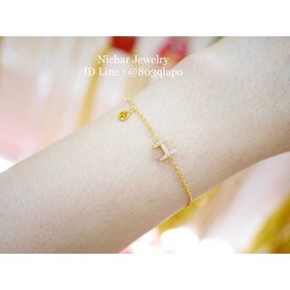 สร้อยข้อมือ👉 น้ำหนัก 2 สลึง ราคา 430 บาท