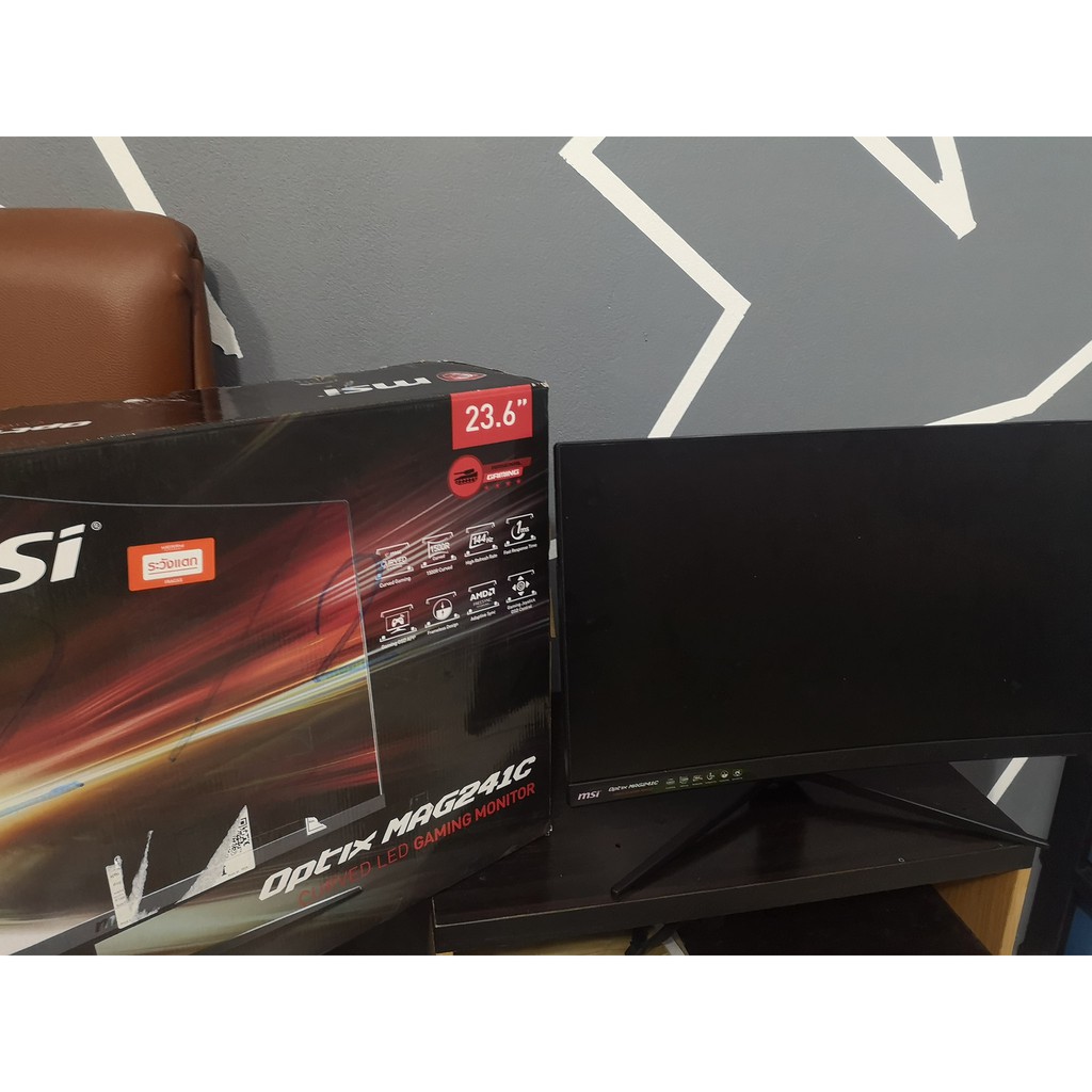 MONITOR (จอมอนิเตอร์) MSI OPTIX G24C4 23.6 "VA FHD 144Hz มือสอง