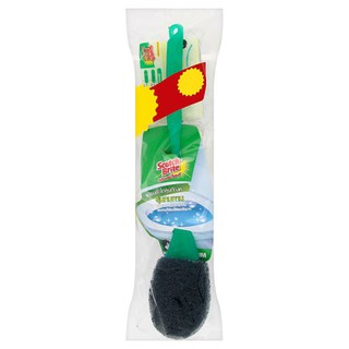 3เอ็ม สก๊อตช์-ไบรต์ แปรงขัดโถสุขภัณฑ์ 1 ชิ้น แปรง 3M Scotch-Brite Toilet Bowl Scrubber 1 pc อุปกรณ์ทำความสะอาด ผลิตภัณฑ์