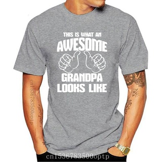 [S-5XL] เสื้อยืด พิมพ์ลาย By Sarah s Awesome Grandpa สําหรับผู้ชาย