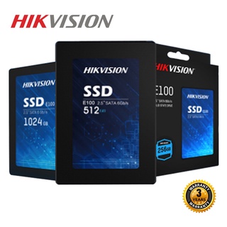 HIKVISION SSD E100128, 256, 512GB, C100120,240,480GB &amp; Minder SSD (เอสเอสดี) ประกัน 3 ปี เสียเปลี่ยนชิ้นใหม่