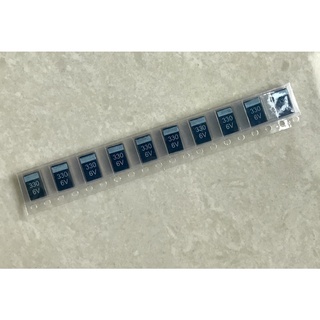 330UF 6V SMD Tantalum Capa ( 1 ชุด มี 4 ตัว )