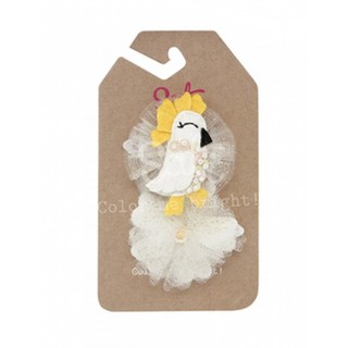 SATI - กิ๊บหนีบผม  A. PARROT WITH FLOWER LC073