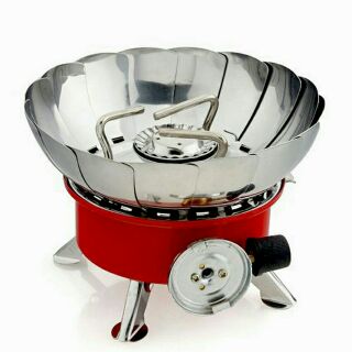 เตาแก๊สปิคนิค ชนิดพกพา เตาแก๊สสนาม Windproof Camping Stove