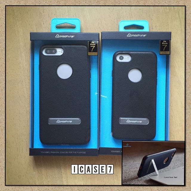 เคส iPhone 7 : popphone - Brent (ดำ)
