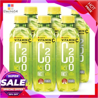 อิชิตัน น้ำดื่มผสมวิตามินซี+อี 350 มล. x 6 ขวดเครื่องดื่มเพื่อสุขภาพIchitan Vitamin C+E Water 350 ml x 6 Bottles