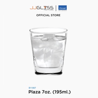 JJGLASS - (Ocean) B11007 Plaza [1กล่อง (6ใบ)] - แก้วพลาซ่า โอเชี่ยนกลาส Plaza Ocean Glass Drinkware Tumbler Plaza 7 oz. ( 195 ml.)