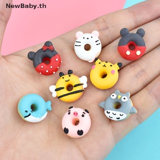 Newbaby โมเดลโดนัท การ์ตูนน่ารัก ขนาดเล็ก สําหรับตกแต่งบ้านตุ๊กตา 5 ชิ้น