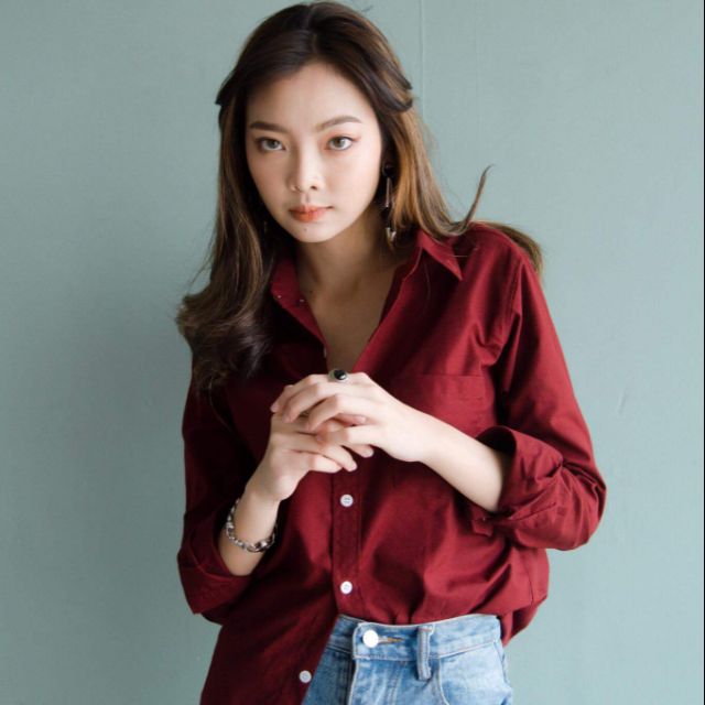 Red Oxford Shirt