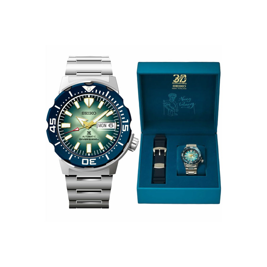 SEIKO นาฬิกาข้อมือผู้ชาย สายสแตนเลส รุ่น  SRPG55,SRPG55K,SRPG55K1  -  สีเงิน