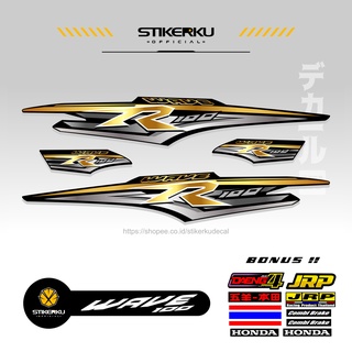 Supra FIT ใหม่ พร้อมส่ง สติกเกอร์วอฟท์ 100s 100 THAILOOK SUPRA FIT R สําหรับติดตกแต่ง