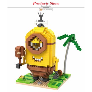 ตัวต่อ ของเล่น ของสะสม Stone Age  Minion จำนวน 550 ชิ้น  พร้อมคู่มือการประกอบ - LOZ 9612