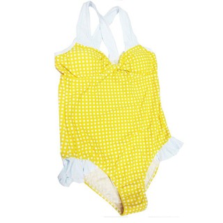 Easy Steamer Easy Swim ชุดว่ายน้ำ One-Piece - ลายจุดเหลือง / ขาว