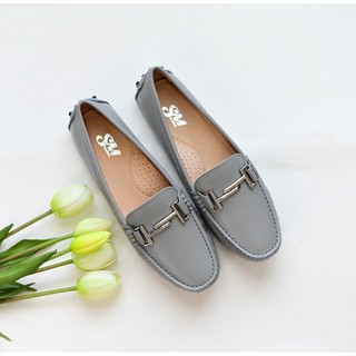 Soulmate Shoes รองเท้าหนังแท้ Angelic Mate in Oyster Grey