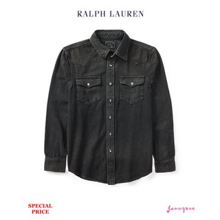 RALPH LAUREN COTTON DENIM WESTERN SHIRT (BOY SIZE 8-20)