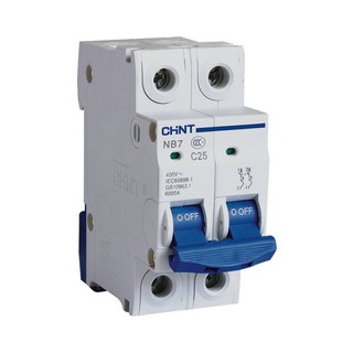 เบรกเกอร์กระแสสลับ (AC Breaker) ขนาด 20A 2Pole CHNT DZ47 จำนวน 1 ชุด B0032