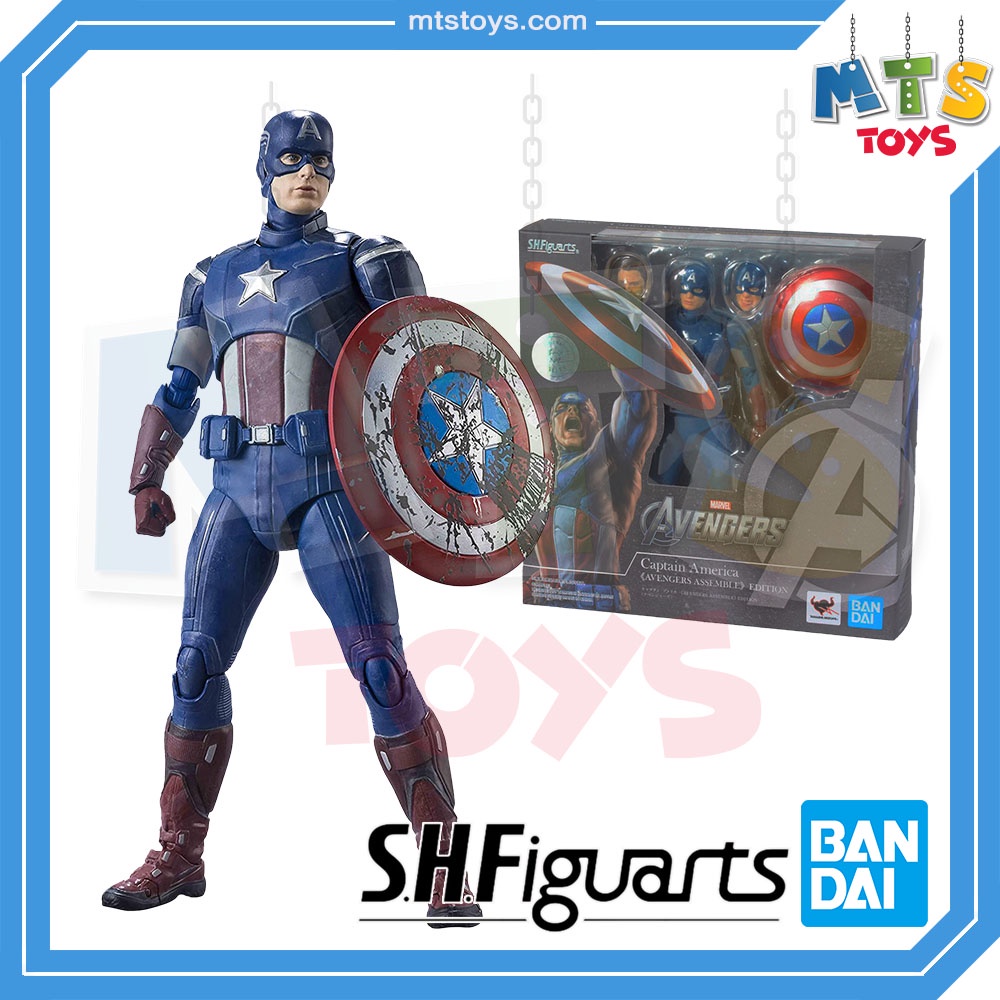 **MTS Toys**S.H.Figuarts Marvel Avengers : Captain America [Avengers Assemble Edition] ของแท้จากญี่ป