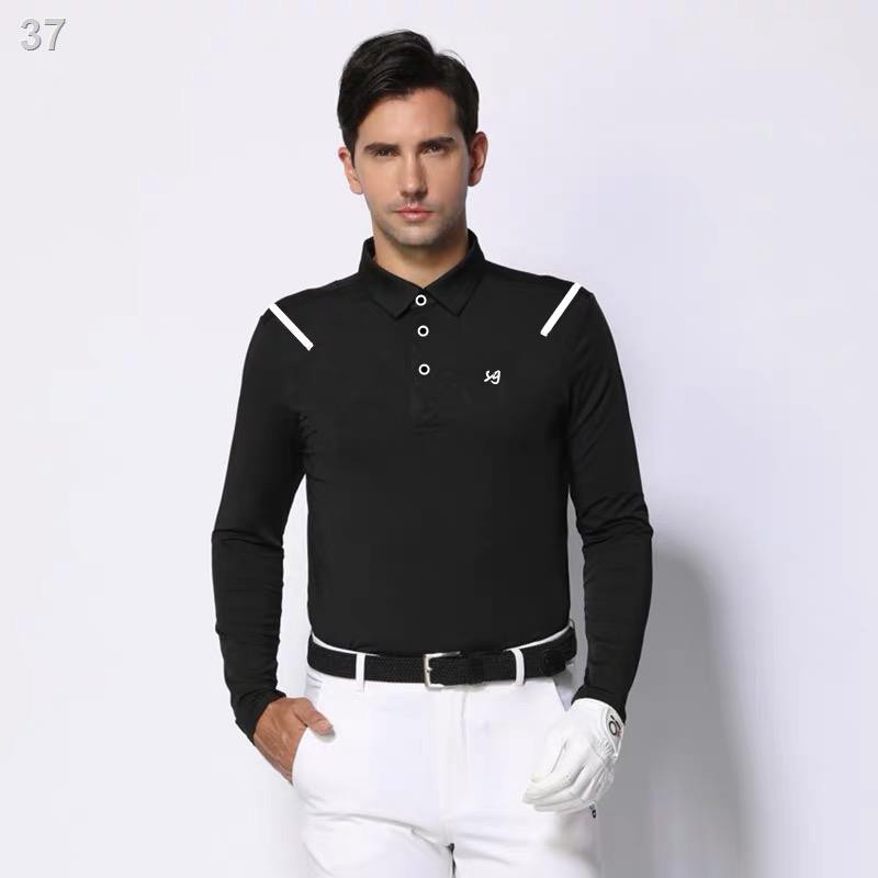 ☂Summer Golf Men s Ice Silk Sunscreen Long Sleeve Tshirt Thin Breathable Golf Apparel Men s Ice