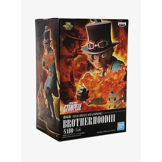 💥 [ มือหนึ่ง งานแท้ ญี่ปุ่น ] Stampede Brother Hood III Sabo ซาโบ้ ขนาดกล่องสูง 7" วันพีช Onepiece Banpresto Bandai ( ข