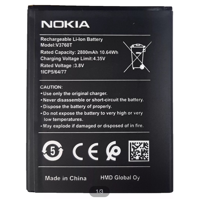 แบตเตอรี่ Nokia C2 2020 TA-1024 V3760T แบตNokia C2 แบตมีคุณภาพ ประกัน6เดือน
