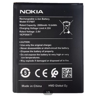 แบตเตอรี่ Nokia C2 2020  TA-1024 V3760T แบตNokia C2 แบตมีคุณภาพ ประกัน6เดือน