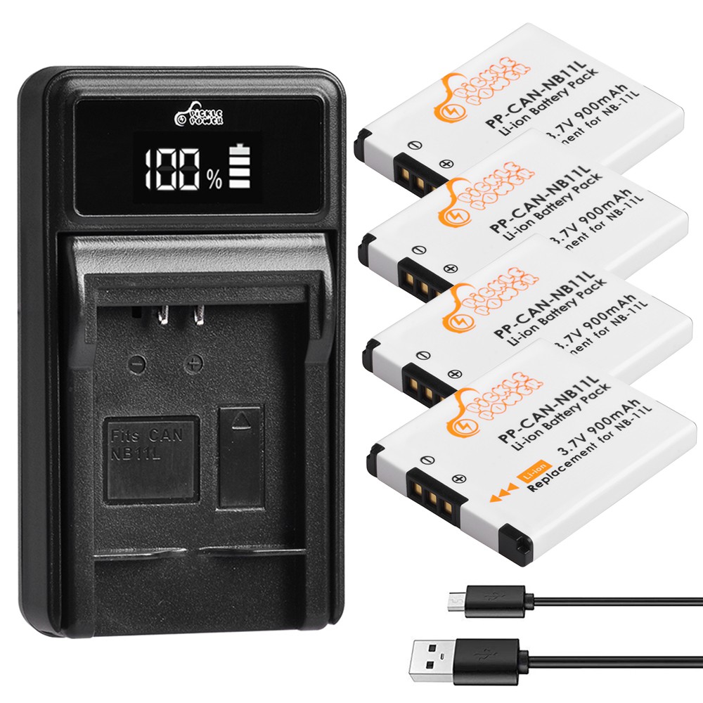 แบตเตอรี่กล้องNB11L NB11LH Battery LED Charger for Canon PowerShot