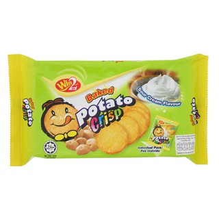 วินทูขนมปังมันฝรั่งอบกรอบรสซาวครีม 90กรัม Win To Bread Potato Chips Sour Cream Flavor 90g.