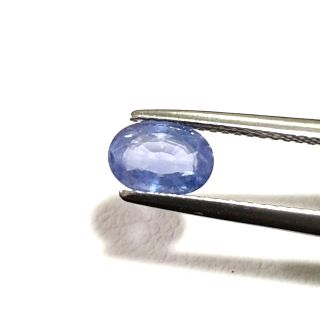 Sale พลอยไพลินแท้ 1.08 ct. (สีฟ้าอ่อน) Blue Sapphire