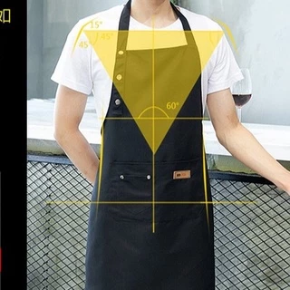 【 จัดส่ง 2 วัน 】แฟชั่นผ้าใบผ้ากันเปื้อนกันน้ำร้านกาแฟตัดผมผ้ากันเปื้อนทำงานครัว ทำอาหาร apron