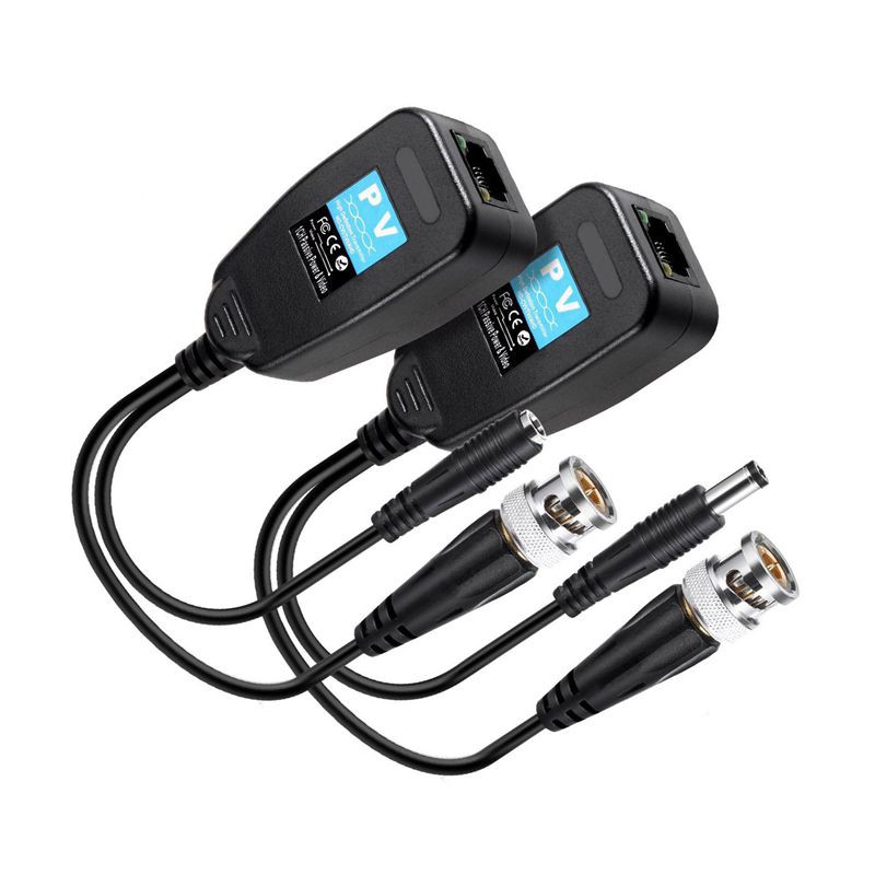 hd cvi tvi ahd passive video balun กลองวดโอเชอมตอและ rj 45 cat