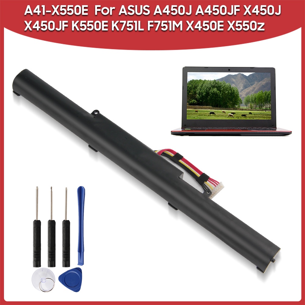 Original Replacement Battery A41-X550E For ASUS A450J A450JF X450J X450JF K550E K751L F751M X450E X550z X550za X751m Lap