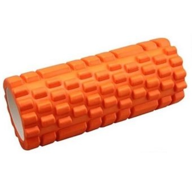 Hot deal โฟมลูกกลิ้งโยคะ Yoga Foam Roller Massage รุ่น HJ-B121 (สีส้ม)