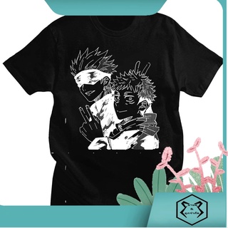 ใหม่ เสื้อยืด พิมพ์ลายกราฟฟิคอนิเมะ Jujutsu Kaisen สไตล์ญี่ปุ่น ฮาราจูกุ สตรีท พังก์ สําหรับคู่รัก Pkdidn35Jekble69