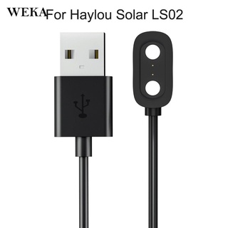 XIAOMI Weka ที่ชาร์จนาฬิกาข้อมือแม่เหล็ก 1 ชิ้นสําหรับ Xiaomi Haylou Solar Ls 02 Smartwatch