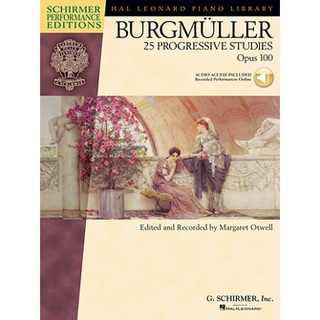 Burgmuller 25 Progressive Pieces Opus 100 Schirmer Performance Editions