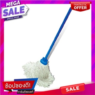 ไม้ม็อบคอตตอนหัวจุก SWASH 6 นิ้ว สีฟ้า ไม้ม็อบและอุปกรณ์ COTTON CORK MOP SWASH 6IN BLUE อุปกรณ์ทำความสะอาด