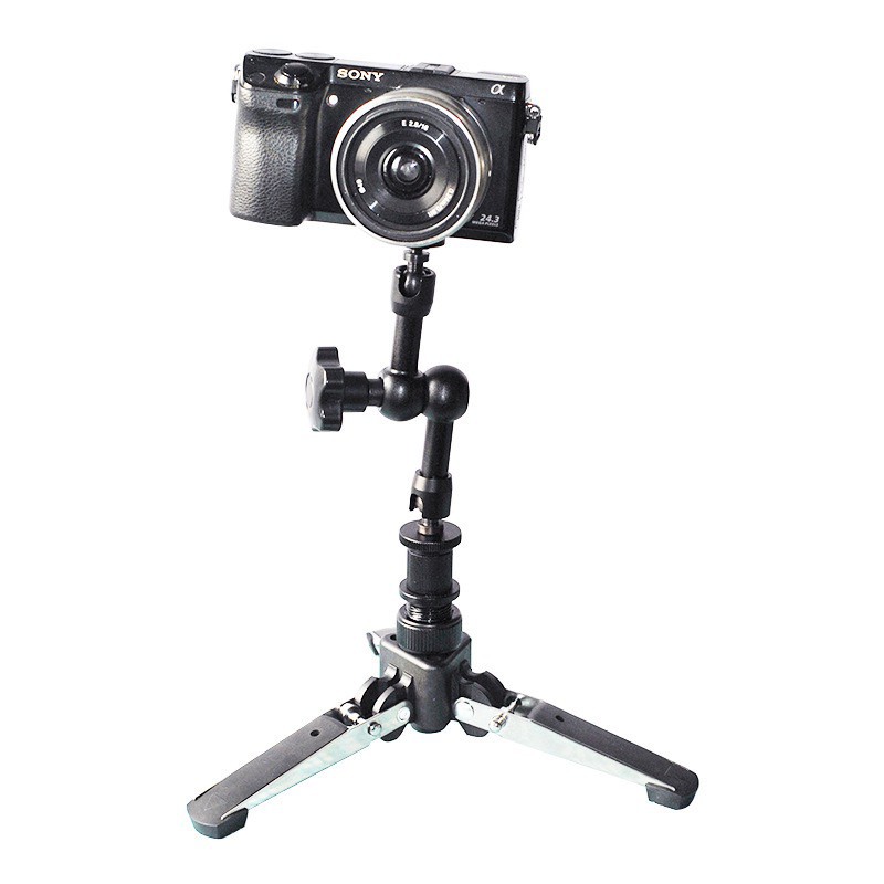 Universal Mini Three Feet Support Stand Tripod Monopod Base with 1/4 inch Mounting Screw สามฟุตสนับสนุนขาตั้งกล้อง